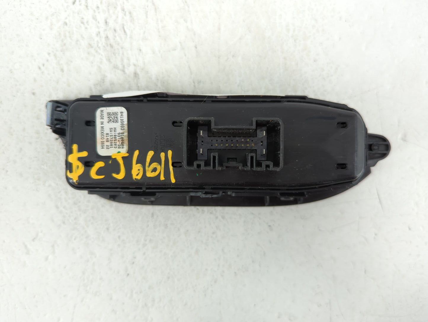 2019 Gmc Terrain Master Power Window Switch Replacement Driver Side Left P/N:84139693 Fits Fits 2016 2017 2018 2020 2021 202