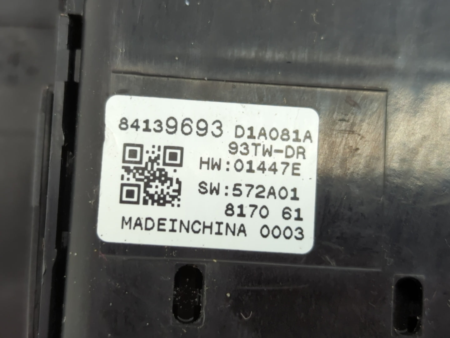 2019 Gmc Terrain Master Power Window Switch Replacement Driver Side Left P/N:84139693 Fits Fits 2016 2017 2018 2020 2021 202