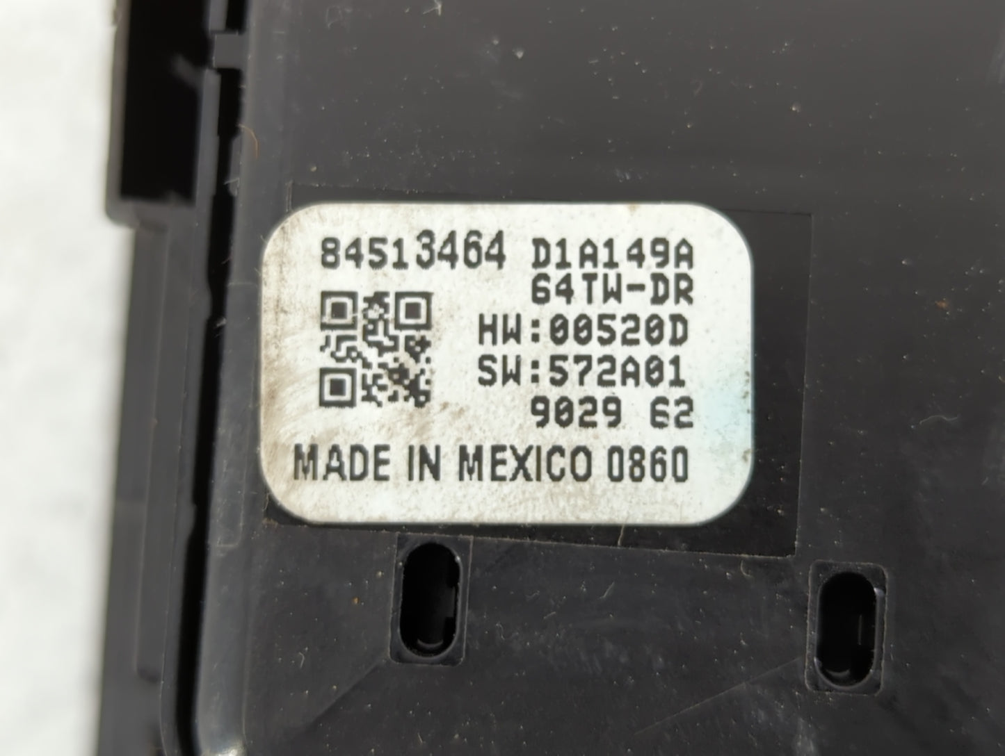 2019 Gmc Terrain Master Power Window Switch Replacement Driver Side Left P/N:84513464 Fits Fits 2016 2017 2018 2020 2021 202