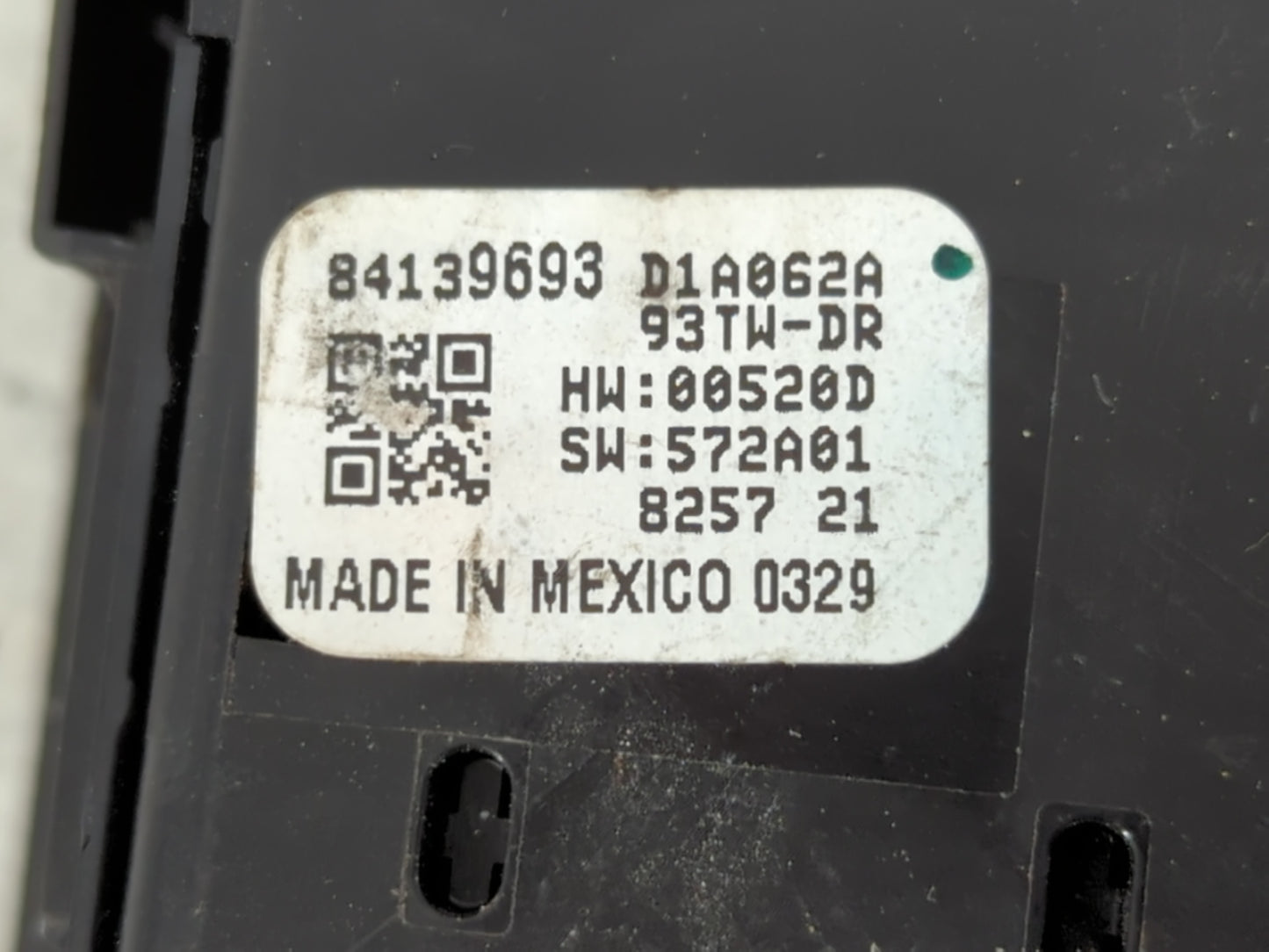 2019 Gmc Terrain Master Power Window Switch Replacement Driver Side Left P/N:84139693 Fits Fits 2016 2017 2018 2020 2021 202