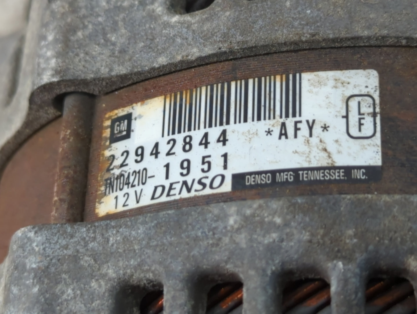 2019 Gmc Yukon Xl 1500 Alternator Replacement Generator Charging Assembly Engine OEM P/N:22942844 Fits OEM Used Auto Parts -