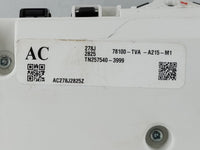 2018-2020 Honda Accord Instrument Cluster Speedometer Gauges P/N:78100-TVA-A215-M1 Fits Fits 2018 2019 2020 OEM Used Auto Pa