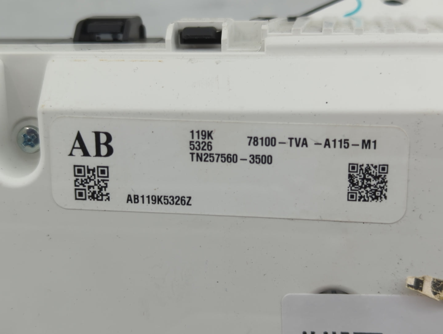 2018-2020 Honda Accord Instrument Cluster Speedometer Gauges P/N:78100-TVA-A115-M1 Fits Fits 2018 2019 2020 OEM Used Auto Pa