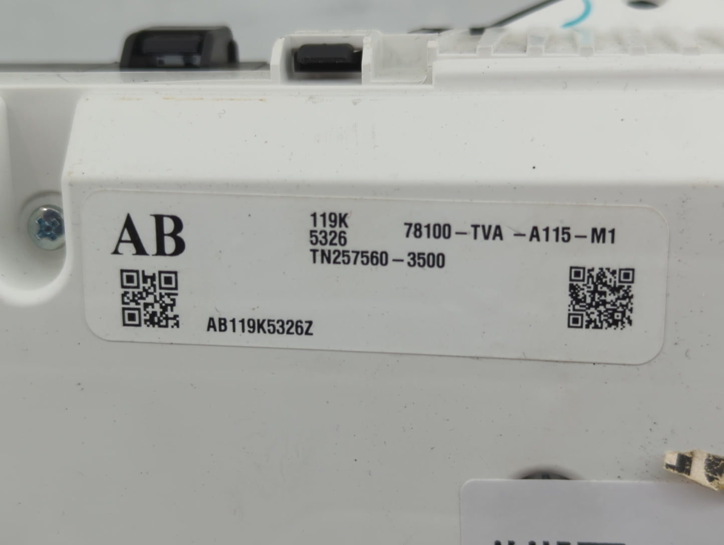 2018-2020 Honda Accord Instrument Cluster Speedometer Gauges P/N:78100-TVA-A115-M1 Fits Fits 2018 2019 2020 OEM Used Auto Pa