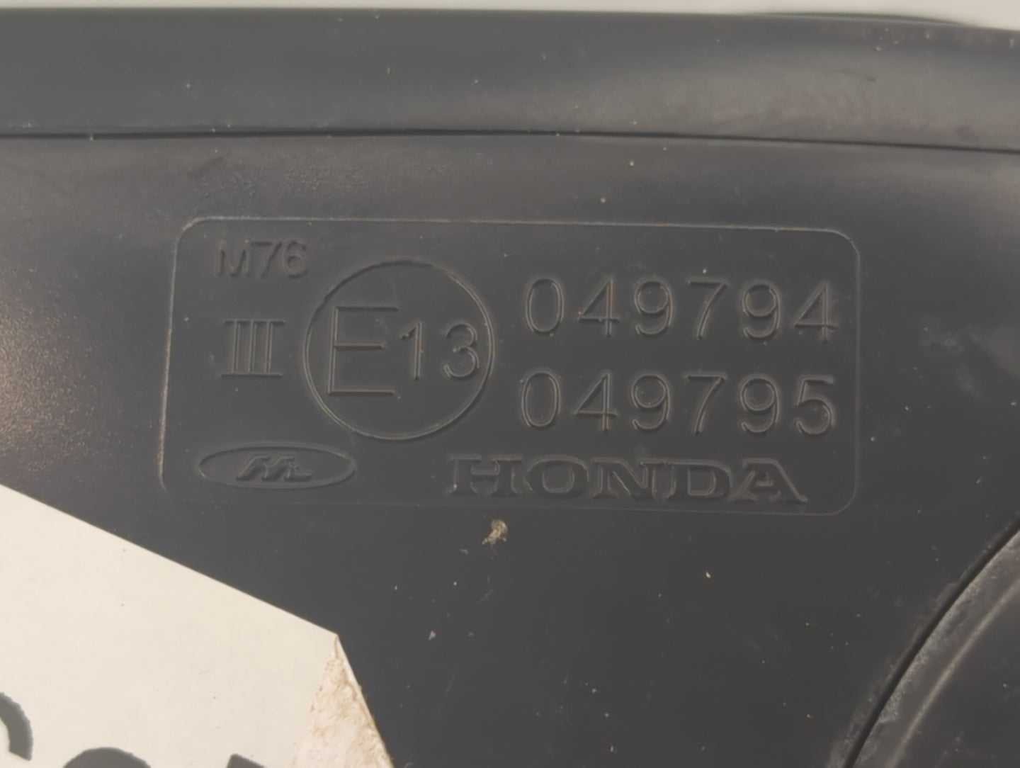 2018-2022 Honda Accord Driver Side View Mirror - Left Door Mirror OEM Used - Oemusedautoparts1.com
