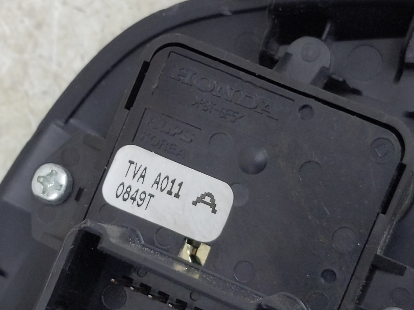 2018-2022 Honda Accord Master Power Window Switch Replacement Driver Side Left Fits Fits 2018 2019 2020 2021 2022 OEM Used A