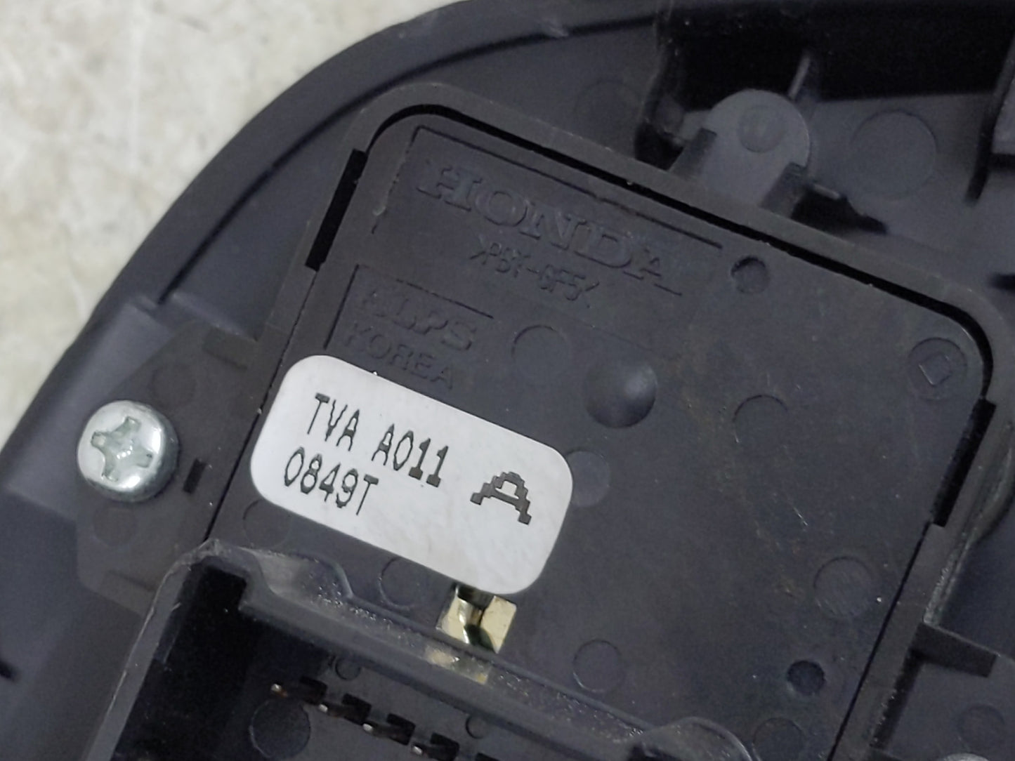 2018-2022 Honda Accord Master Power Window Switch Replacement Driver Side Left Fits Fits 2018 2019 2020 2021 2022 OEM Used A