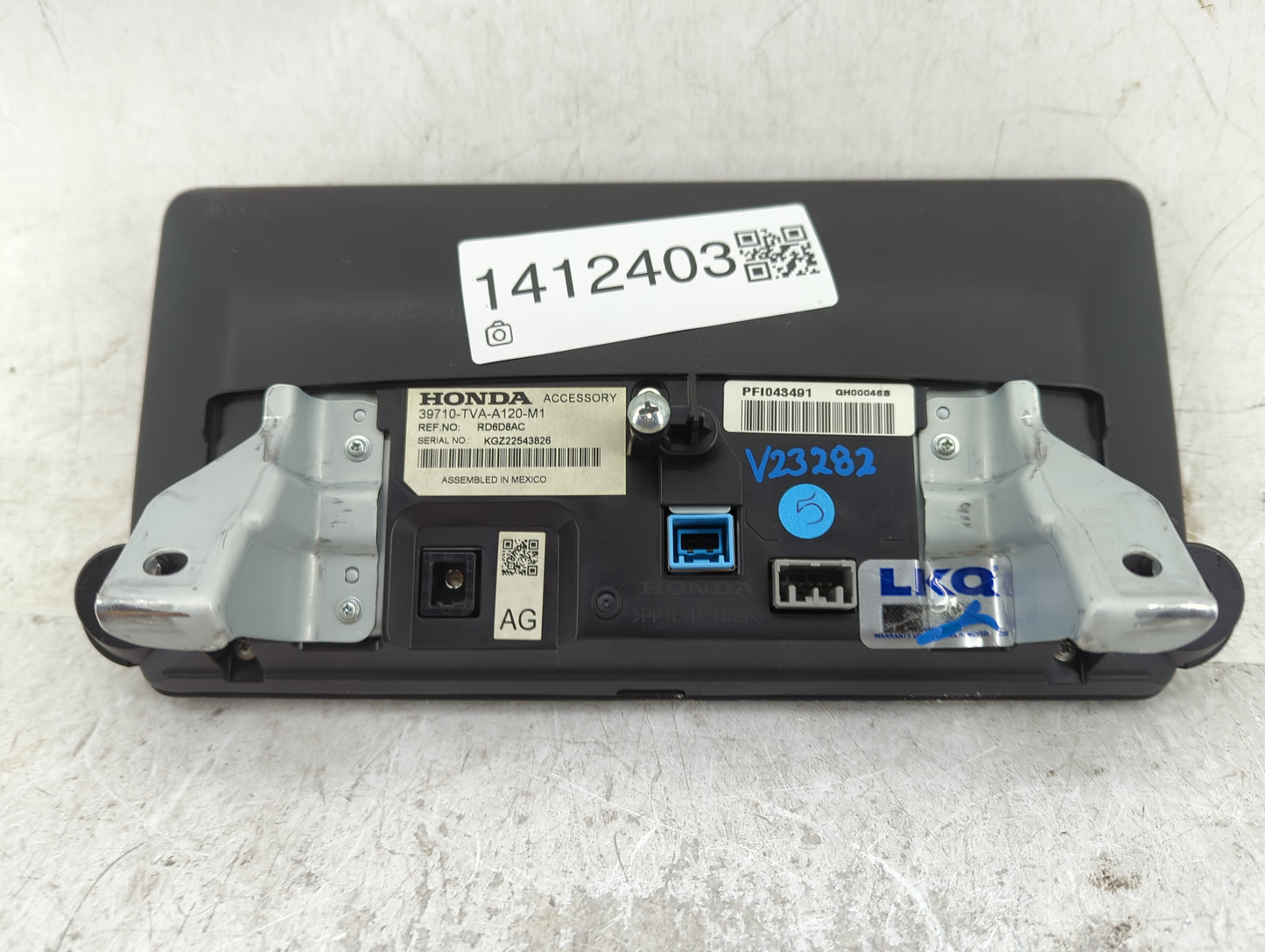 2018-2022 Honda Accord Information Display Screen - Oemusedautoparts1.com