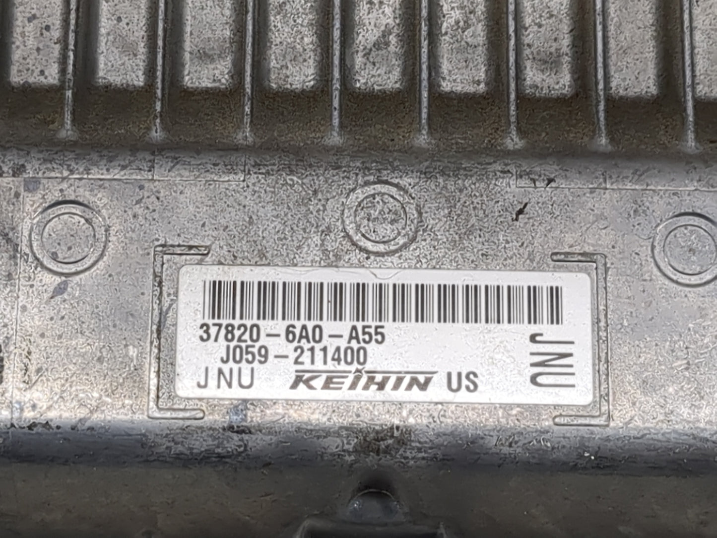 2018-2020 Honda Accord PCM Engine Control Computer ECU ECM PCU OEM P/N:37820-6A0-A55 Fits Fits 2018 2019 2020 OEM Used Auto 