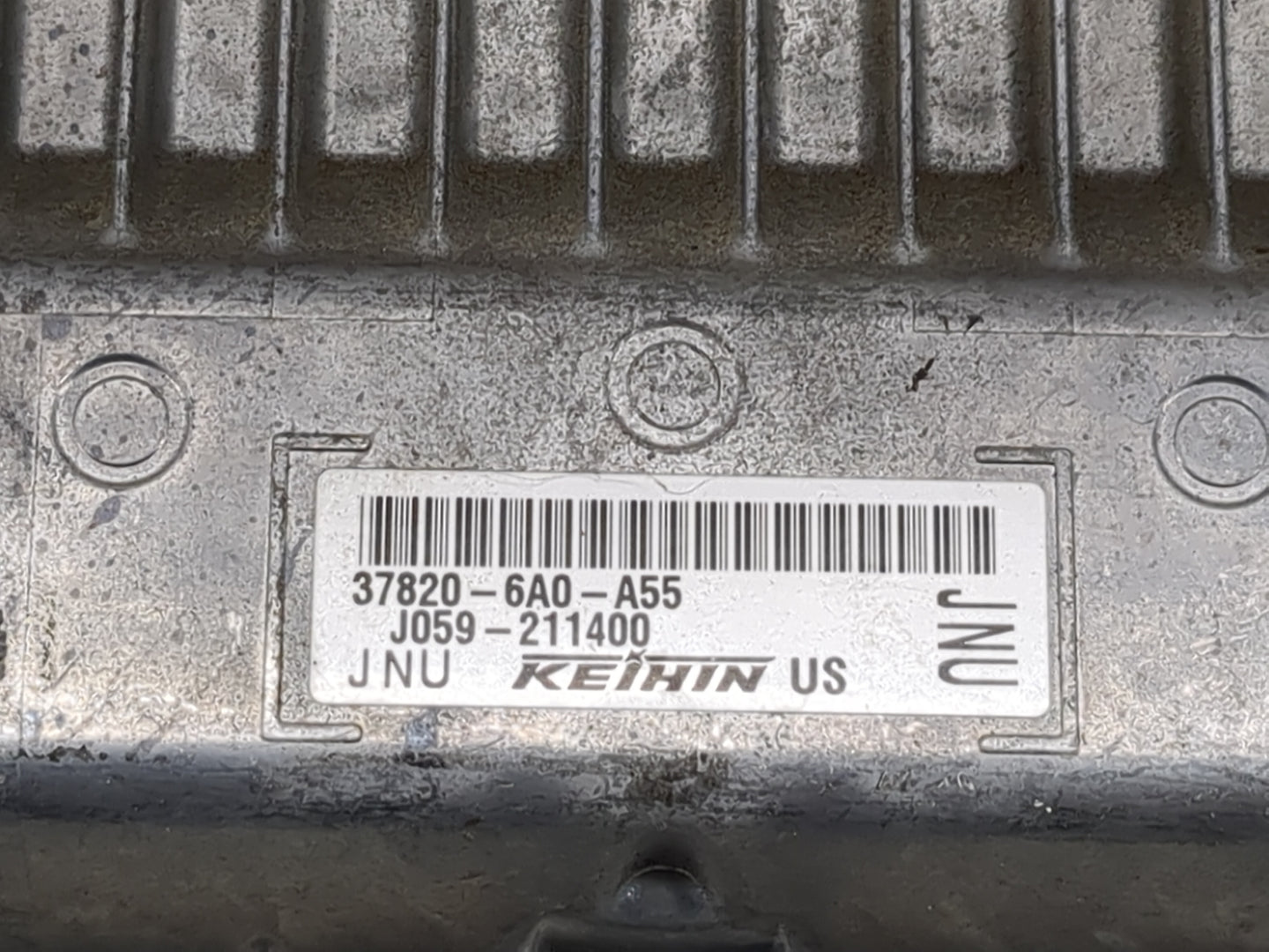 2018-2020 Honda Accord PCM Engine Control Computer ECU ECM PCU OEM P/N:37820-6A0-A55 Fits Fits 2018 2019 2020 OEM Used Auto 