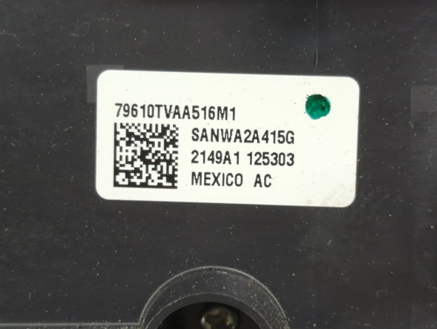 2018-2022 Honda Accord Climate Control Module Temperature AC/Heater Replacement P/N:79610TVAA516M1 Fits OEM Used Auto Parts 