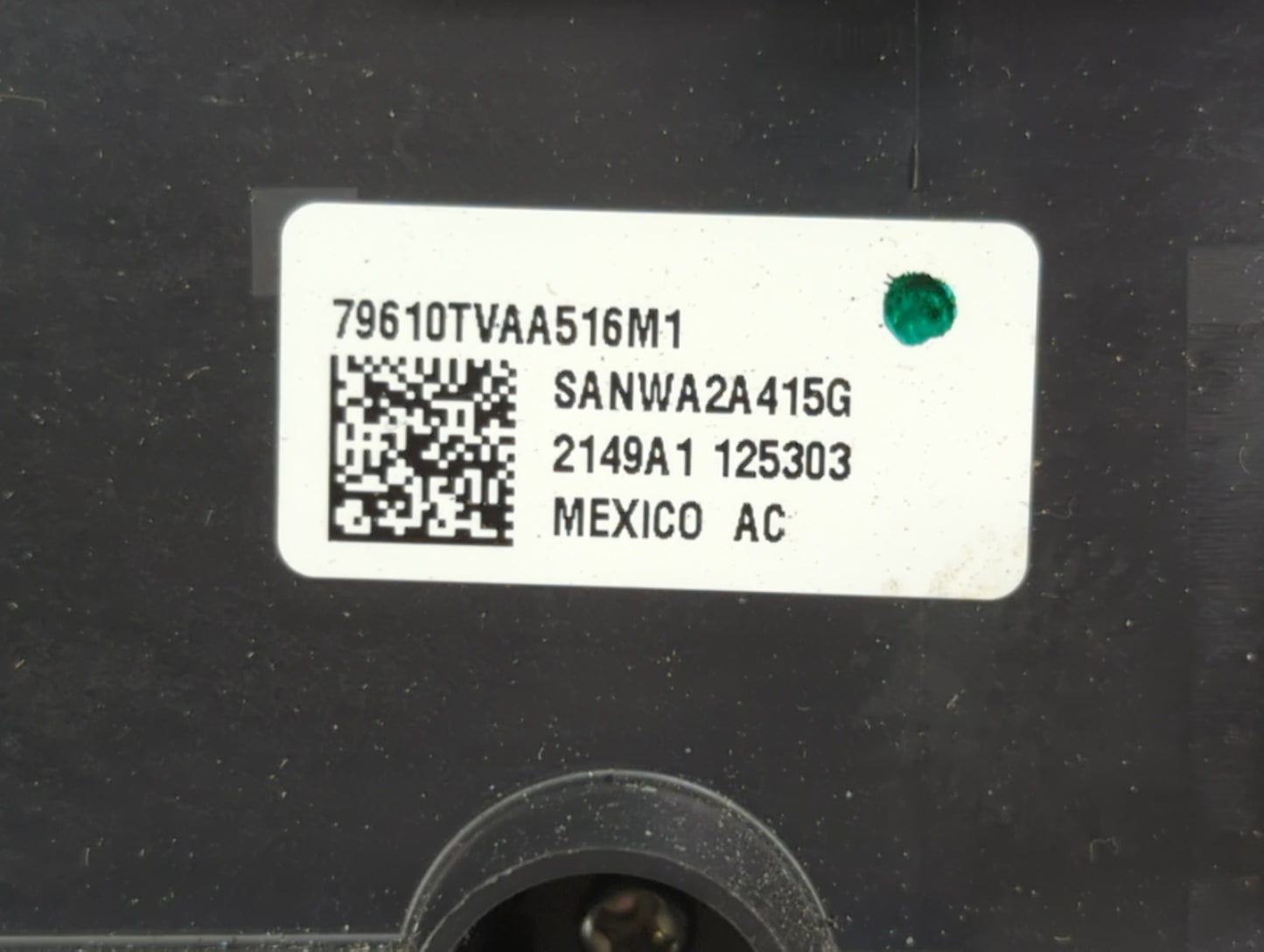 2018-2022 Honda Accord Climate Control Module Temperature AC/Heater Replacement P/N:79610TVAA516M1 Fits OEM Used Auto Parts 