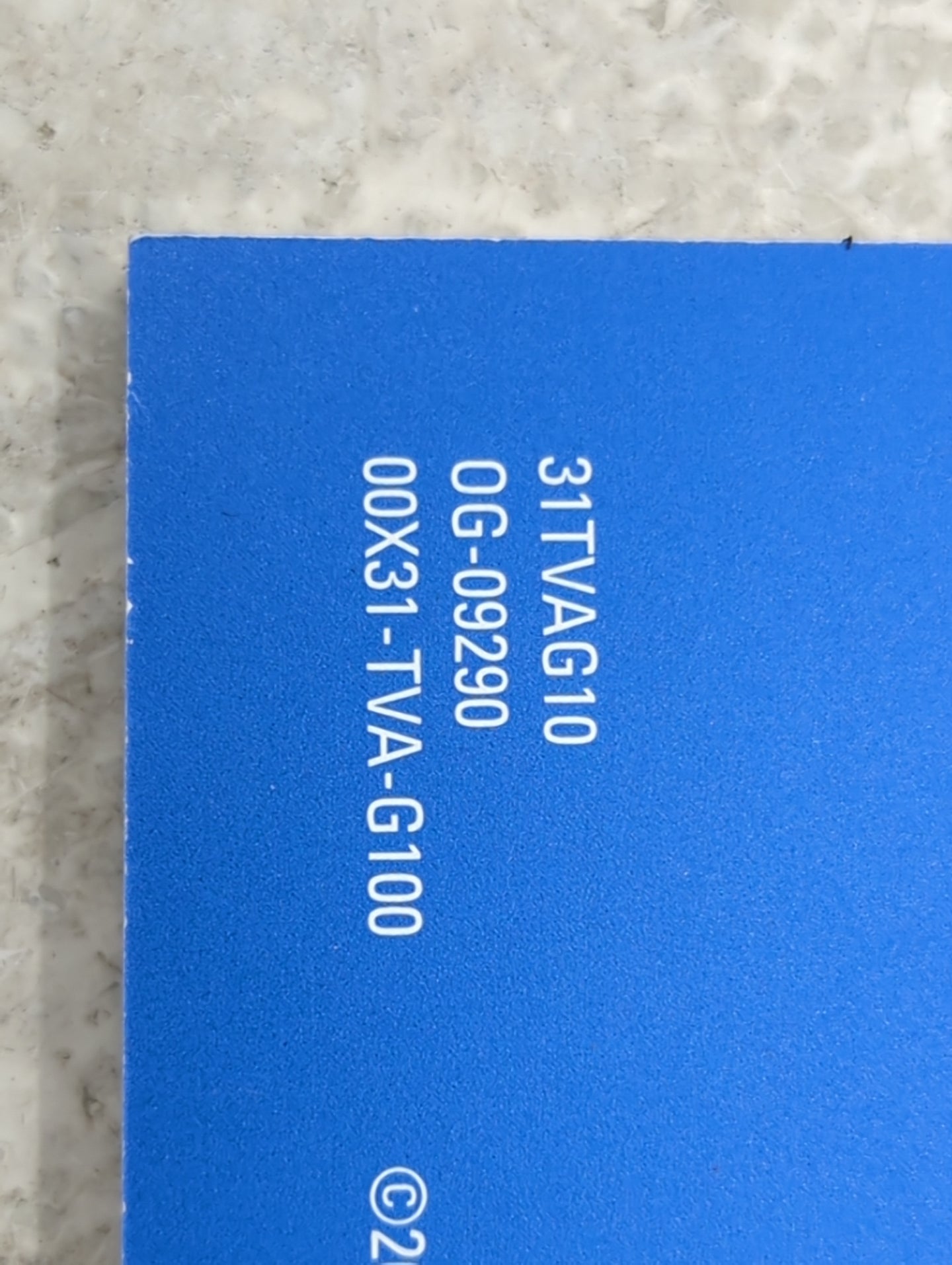 2019 Honda Accord Owners Manual Book Guide P/N:00X31-TVA-G100 OEM Used Auto Parts - Oemusedautoparts1.com
