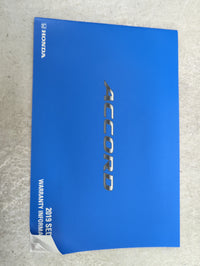 2019 Honda Accord Owners Manual Book Guide P/N:00X31-TVA-G100 OEM Used Auto Parts - Oemusedautoparts1.com