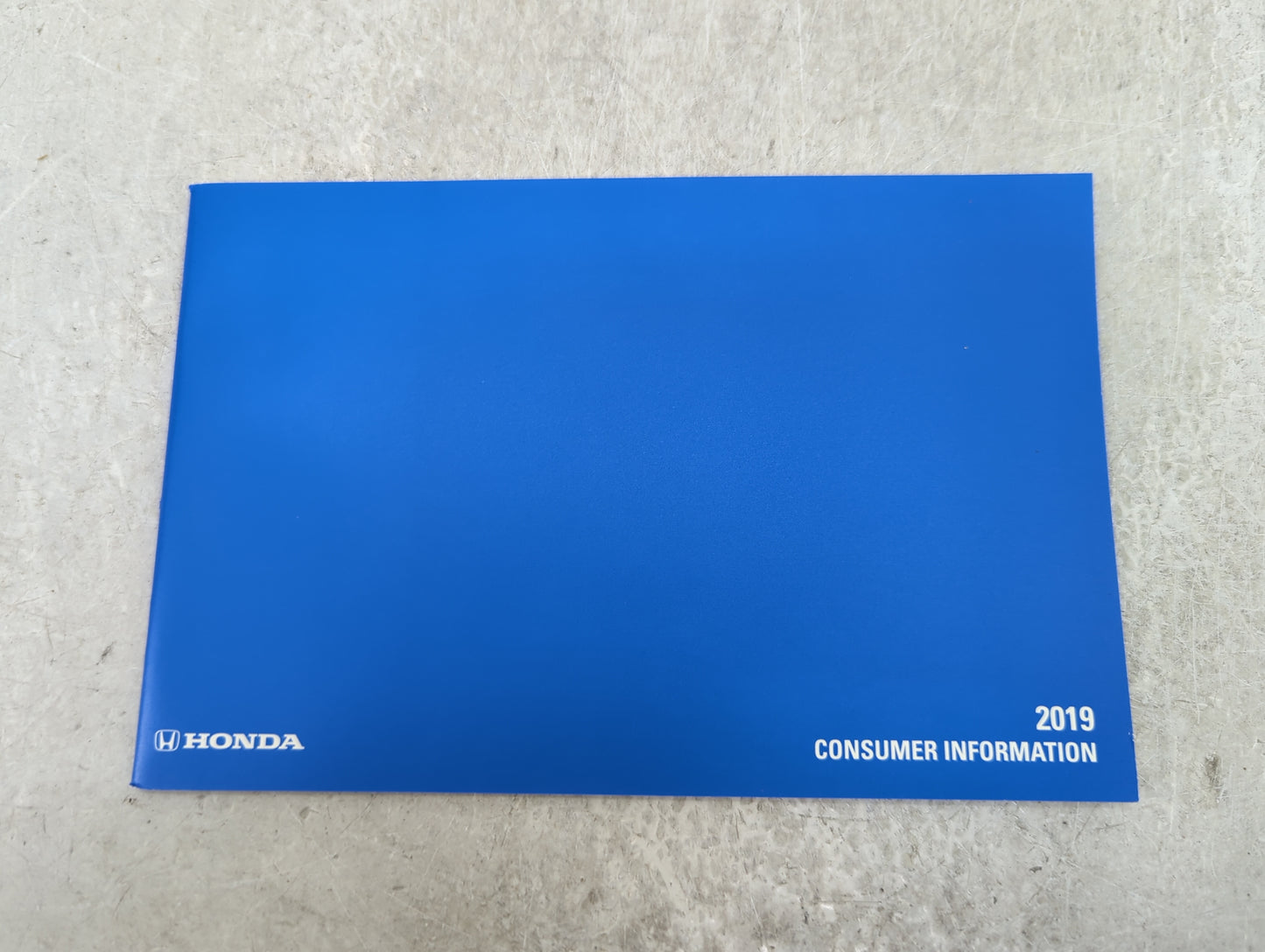 2019 Honda Accord Owners Manual Book Guide P/N:00X31-TVA-G100 OEM Used Auto Parts - Oemusedautoparts1.com