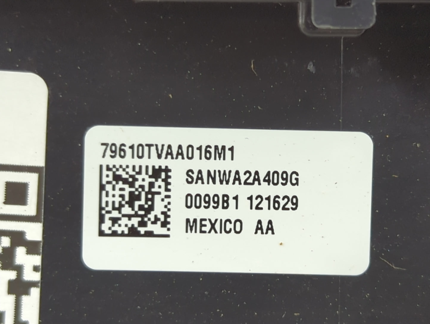 2018-2020 Honda Accord Climate Control Module Temperature AC/Heater Replacement P/N:79610TVAA016M1 SANWA2A409G Fits OEM Used