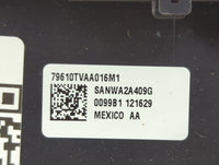 2018-2020 Honda Accord Climate Control Module Temperature AC/Heater Replacement P/N:79610TVAA016M1 SANWA2A409G Fits OEM Used