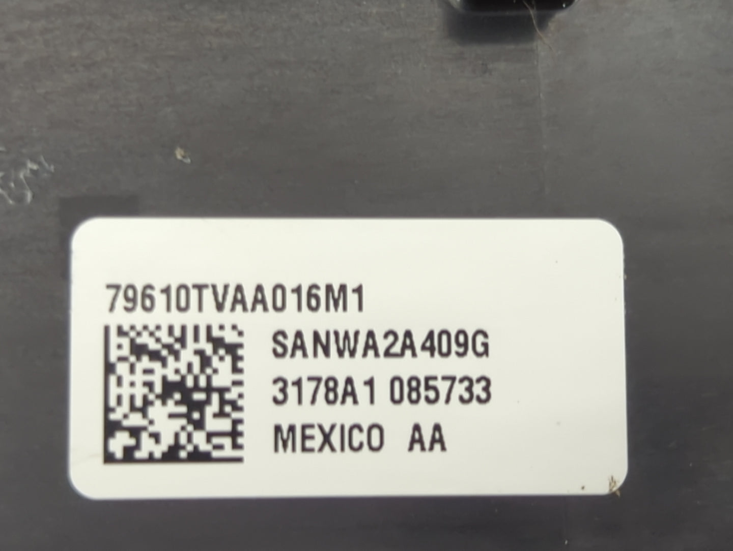 2018-2020 Honda Accord Climate Control Module Temperature AC/Heater Replacement P/N:79610TVAA016M1 Fits Fits 2018 2019 2020 
