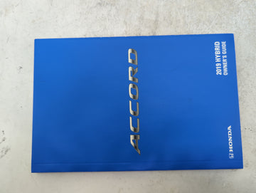 2019 Honda Accord Owners Manual Book Guide P/N:31TWAG10 OG-09289, 00X31-TWA-G100 OEM Used Auto Parts