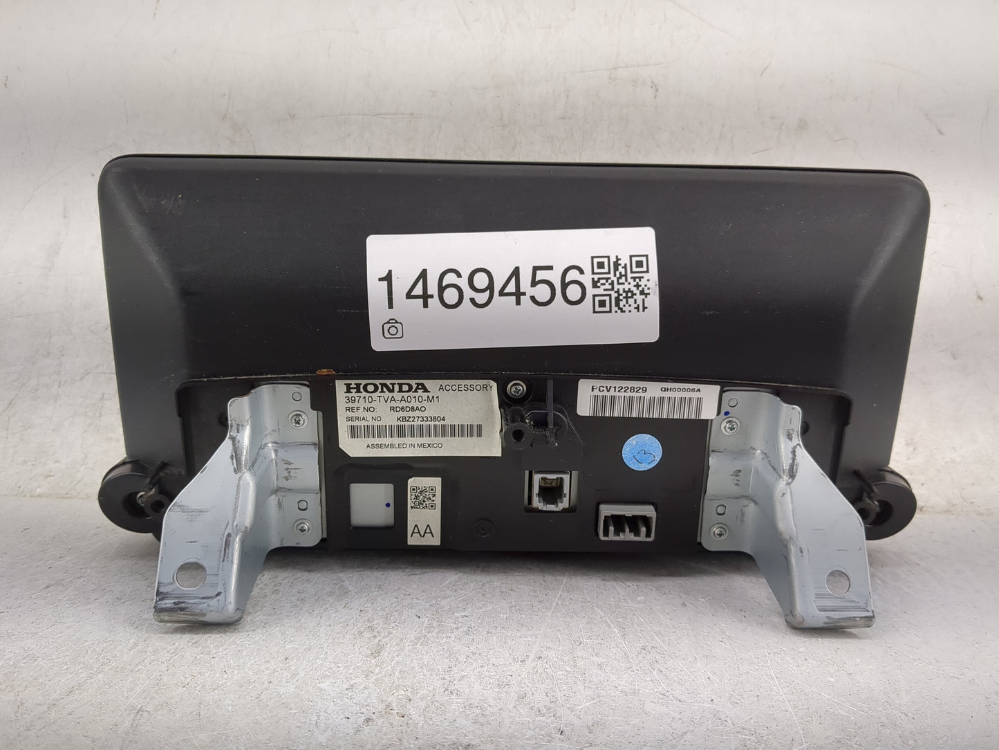 2018-2020 Honda Accord Radio AM FM Cd Player Receiver Replacement P/N:39710-TVA-A010-M1 Fits Fits 2018 2019 2020 OEM Used Au