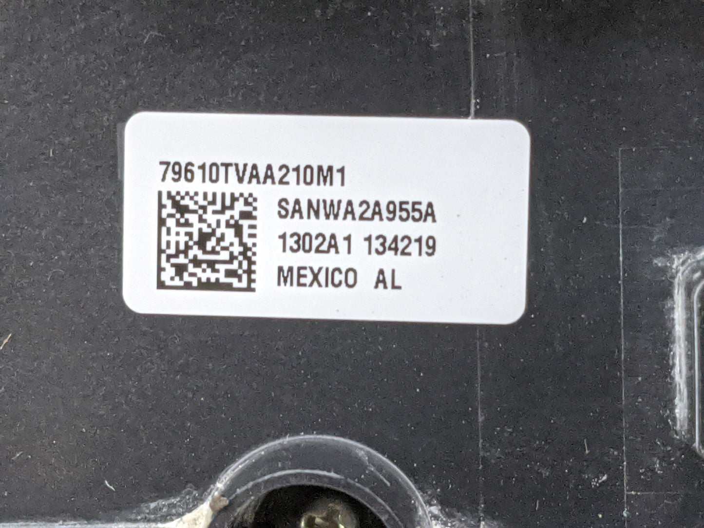 2018-2020 Honda Accord Climate Control Module Temperature AC/Heater Replacement P/N:79610TVAA210M1 SANWA2A955A Fits OEM Used