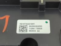 2018-2020 Honda Accord Climate Control Module Temperature AC/Heater Replacement P/N:79610TVAA016M1 SANWA2A409G Fits OEM Used