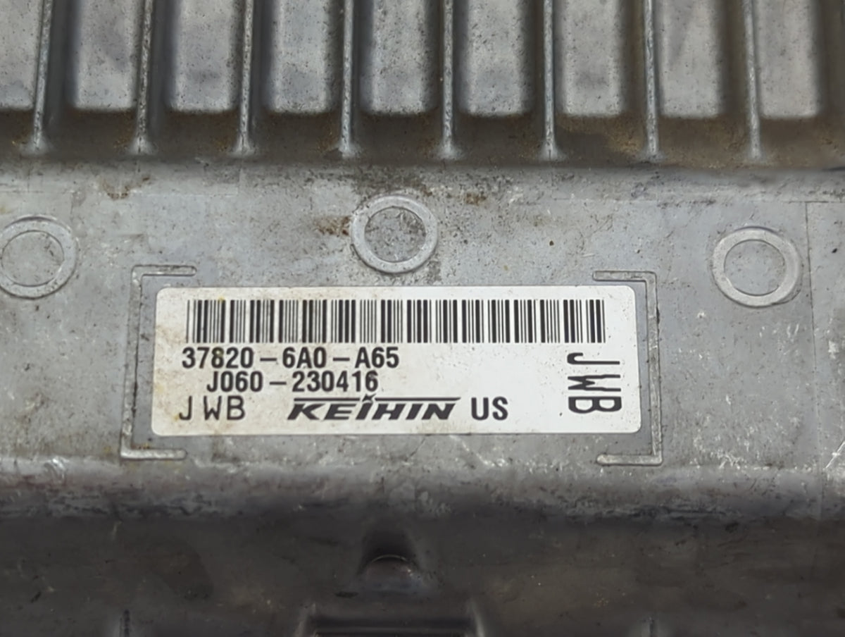 2018-2020 Honda Accord PCM Engine Control Computer ECU ECM PCU OEM P/N:37820-6A0-A65 Fits 2018 2019 2020 OEM Used Auto Parts