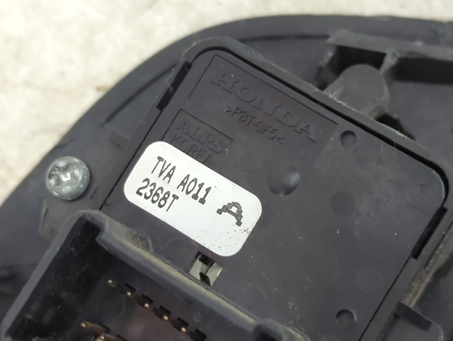 2018-2020 Honda Accord Master Power Window Switch Replacement Driver Side Left P/N:2368T TVA A011 Fits Fits 2018 2019 2020 O