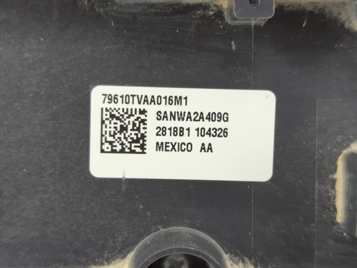 2018-2020 Honda Accord Climate Control Module Temperature AC/Heater Replacement P/N:79610TVAA016M1 Fits Fits 2018 2019 2020 