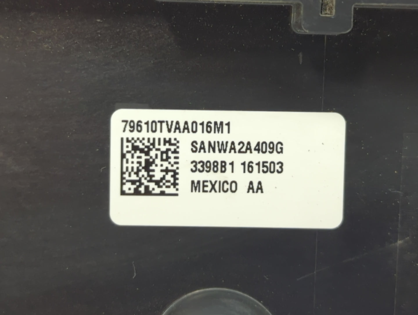 2018-2020 Honda Accord Climate Control Module Temperature AC/Heater Replacement P/N:3178A2 173503 Fits Fits 2018 2019 2020 O