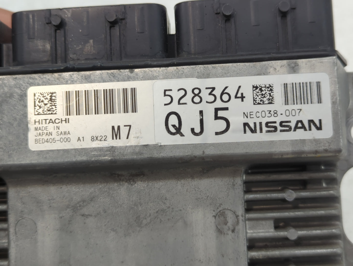 2019 Honda Accord PCM Engine Control Computer ECU ECM PCU OEM P/N:NEC038-007 528364QJ5 Fits OEM Used Auto Parts - Oemusedaut