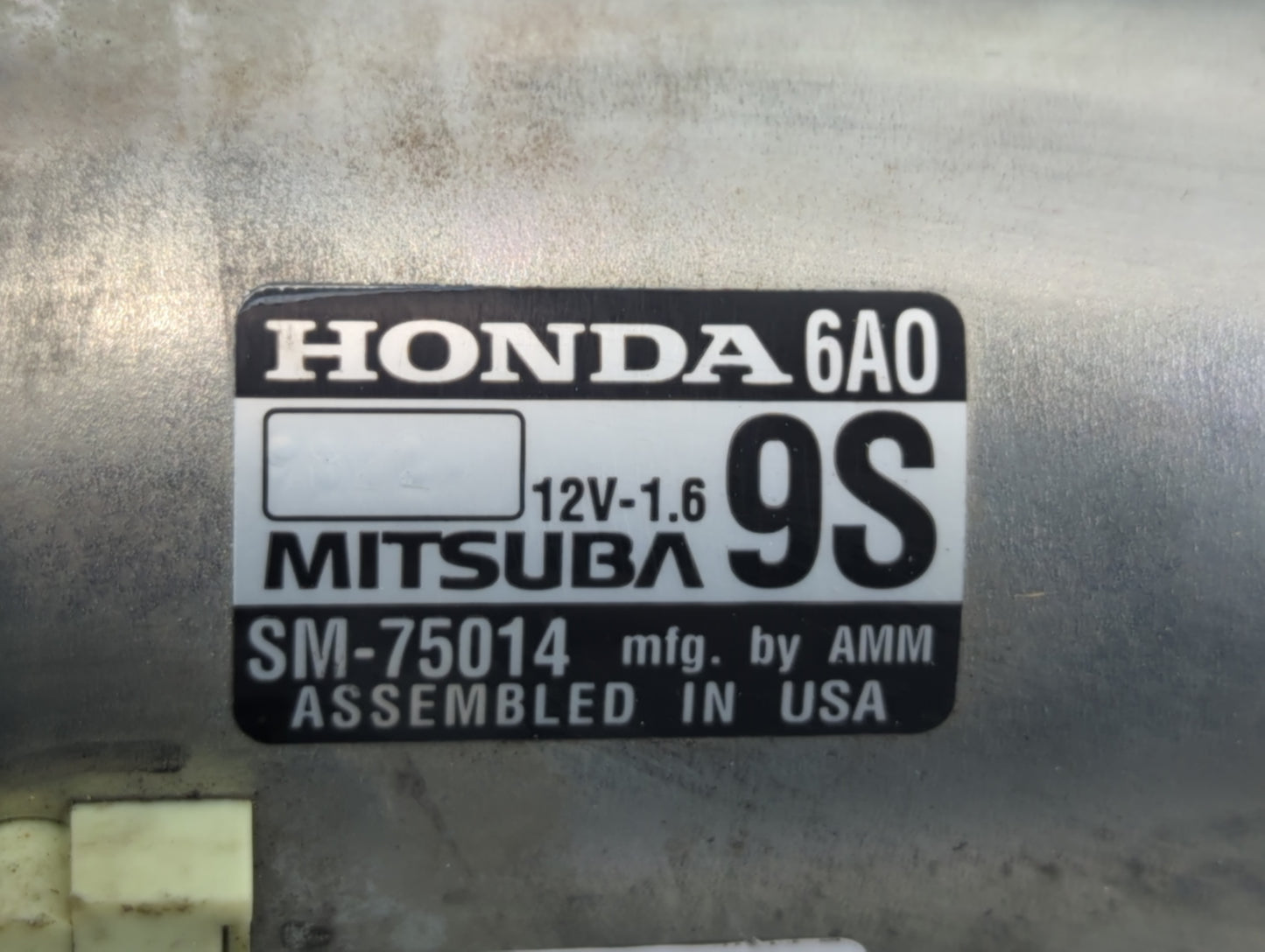 2018-2020 Honda Accord Car Starter Motor Solenoid OEM P/N:SM-75014 Fits Fits 2018 2019 2020 OEM Used Auto Parts - Oemusedaut