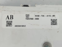 2018-2020 Honda Accord Instrument Cluster Speedometer Gauges P/N:TN257560-3500 78100-TVA-A115-M1 Fits Fits 2018 2019 2020 OE