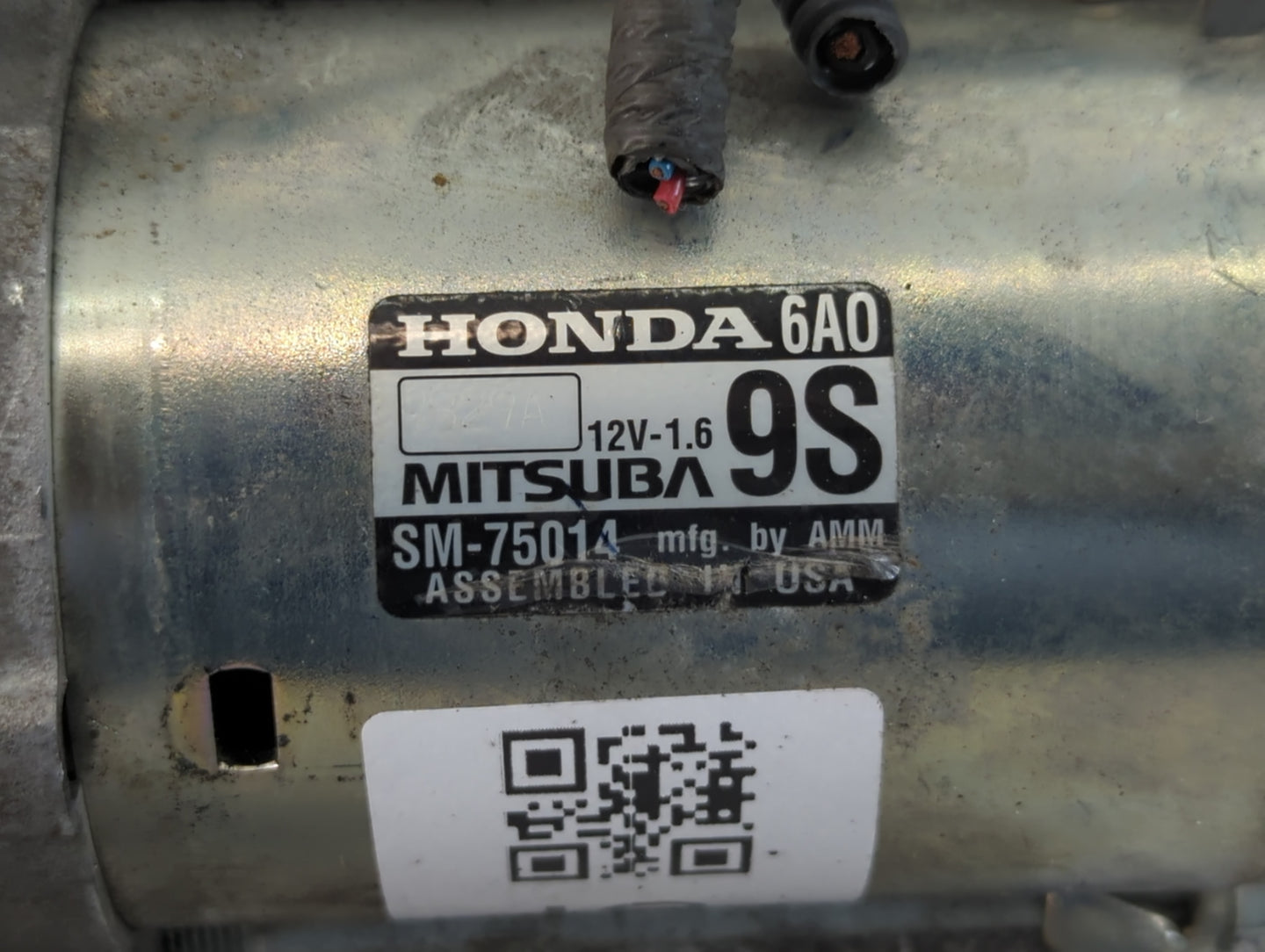 2018-2020 Honda Accord Car Starter Motor Solenoid OEM P/N:SM-75014 Fits Fits 2018 2019 2020 OEM Used Auto Parts - Oemusedaut