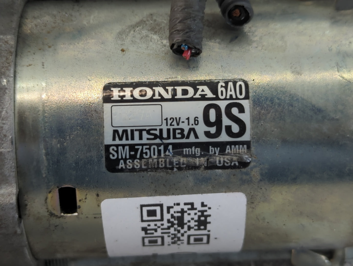 2018-2020 Honda Accord Car Starter Motor Solenoid OEM P/N:SM-75014 Fits Fits 2018 2019 2020 OEM Used Auto Parts - Oemusedaut