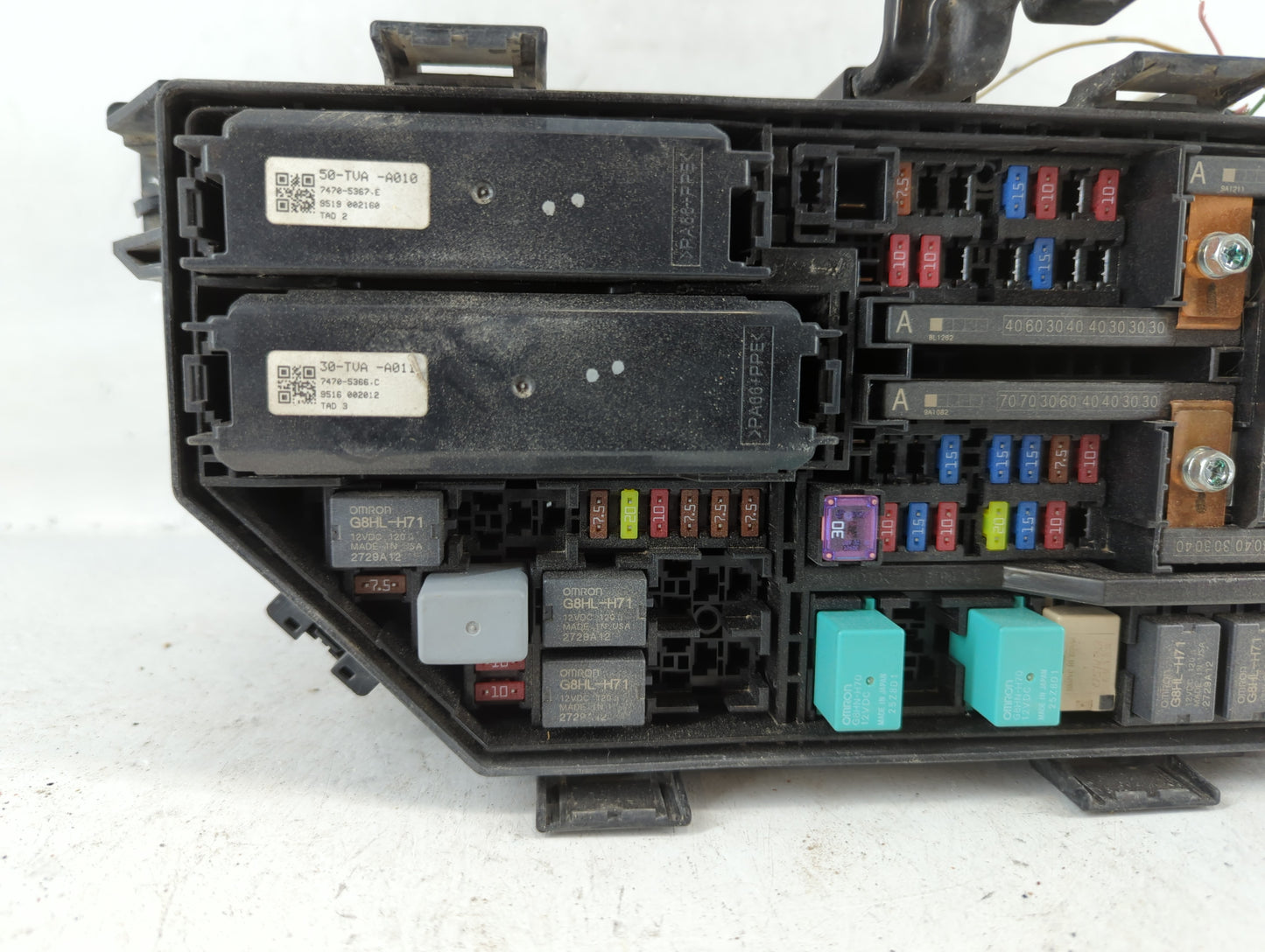 2018-2020 Honda Accord Fusebox Fuse Box Panel Relay Module P/N:7470-5367 50-TVA-A010 Fits Fits 2018 2019 2020 OEM Used Auto 