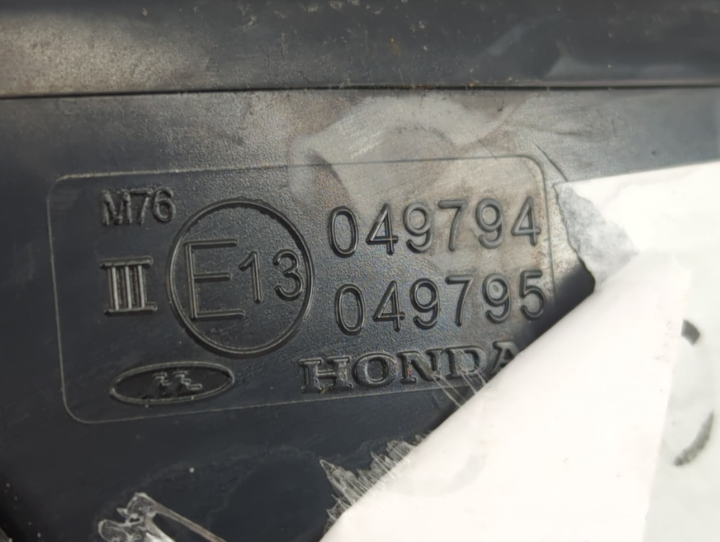 2018-2022 Honda Accord Side Mirror Replacement Passenger Right View Door Mirror P/N:E13049794 Fits Fits 2018 2019 2020 2021 