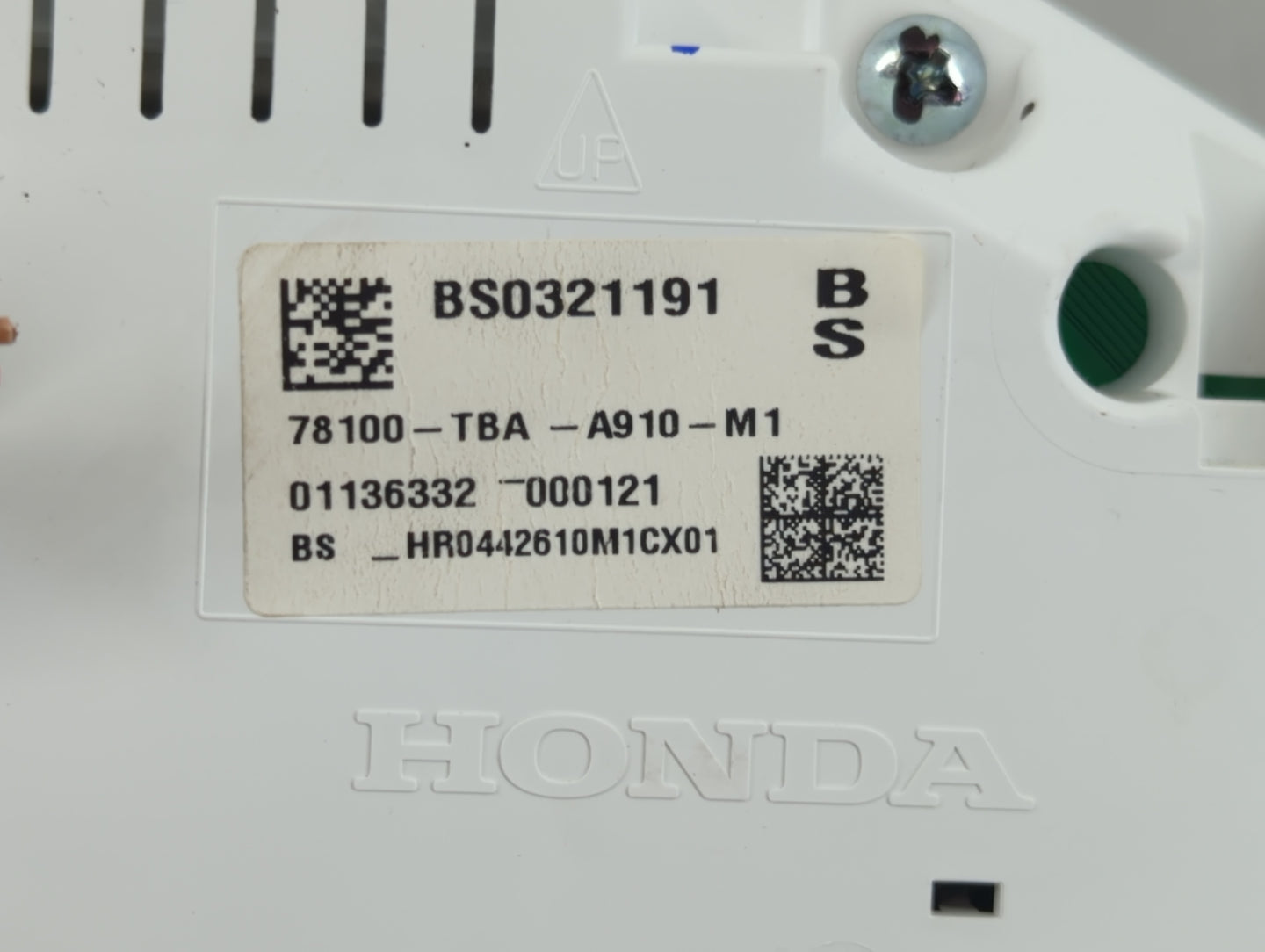 2019-2021 Honda Civic Instrument Cluster Speedometer Gauges P/N:78100-TBA-A910-M1 Fits Fits 2019 2020 2021 OEM Used Auto Par