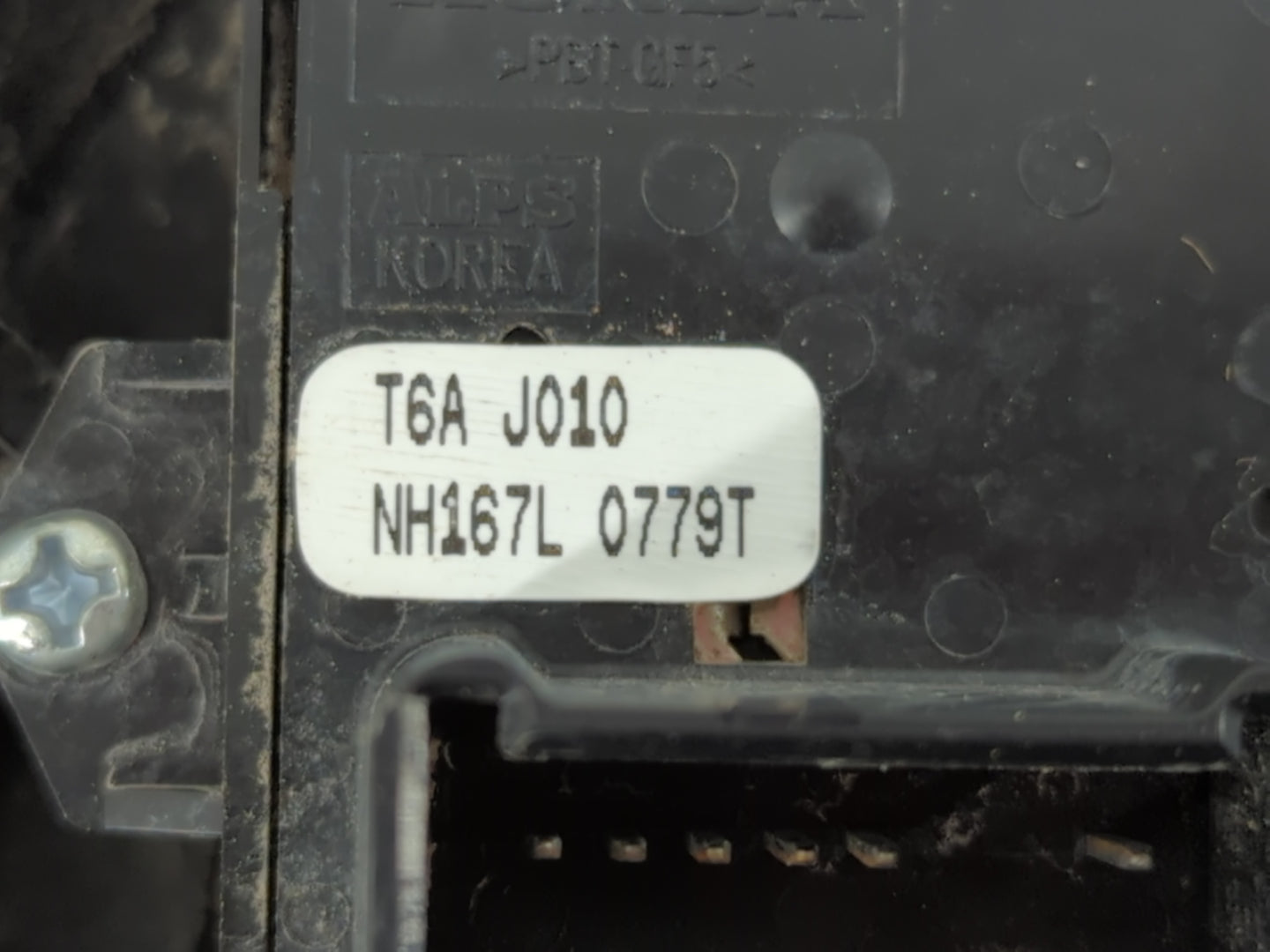 2016-2018 Honda Civic Master Power Window Switch Replacement Driver Side Left P/N:T6A J010 Fits Fits 2016 2018 OEM Used Auto