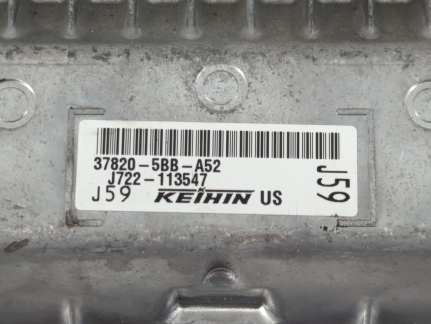 2019-2021 Honda Civic PCM Engine Control Computer ECU ECM PCU OEM P/N:37820-5BB-A52 Fits Fits 2019 2020 2021 OEM Used Auto P
