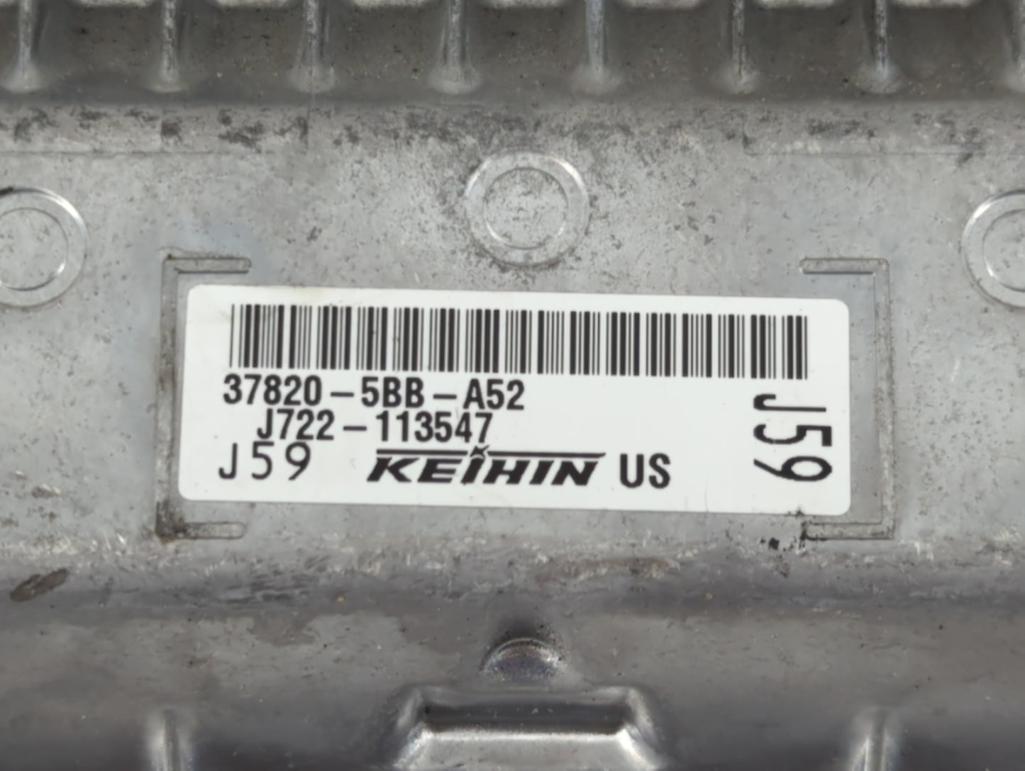 2019-2021 Honda Civic PCM Engine Control Computer ECU ECM PCU OEM P/N:37820-5BB-A52 Fits Fits 2019 2020 2021 OEM Used Auto P
