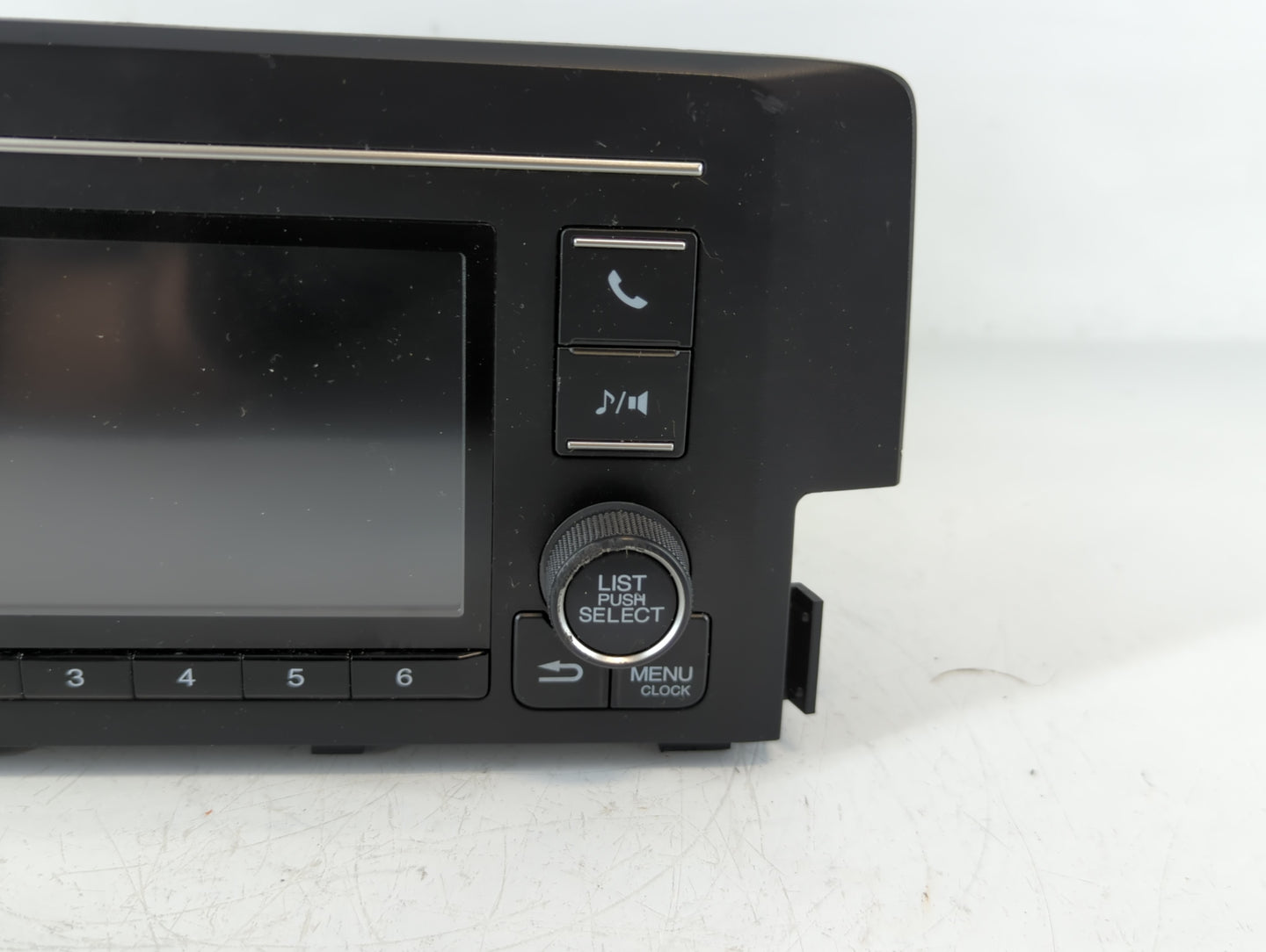 2019-2021 Honda Civic Radio AM FM Cd Player Receiver Replacement P/N:39100-TBA-A41 Fits Fits 2019 2020 2021 OEM Used Auto Pa