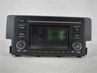 2019-2020 Honda Civic Radio AM FM Cd Player Receiver Replacement P/N:39100-TBA-A41 Fits Fits 2019 2020 OEM Used Auto Parts -