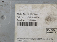 2019-2020 Honda Civic Radio AM FM Cd Player Receiver Replacement P/N:39100-TBA-A41 Fits Fits 2019 2020 OEM Used Auto Parts -