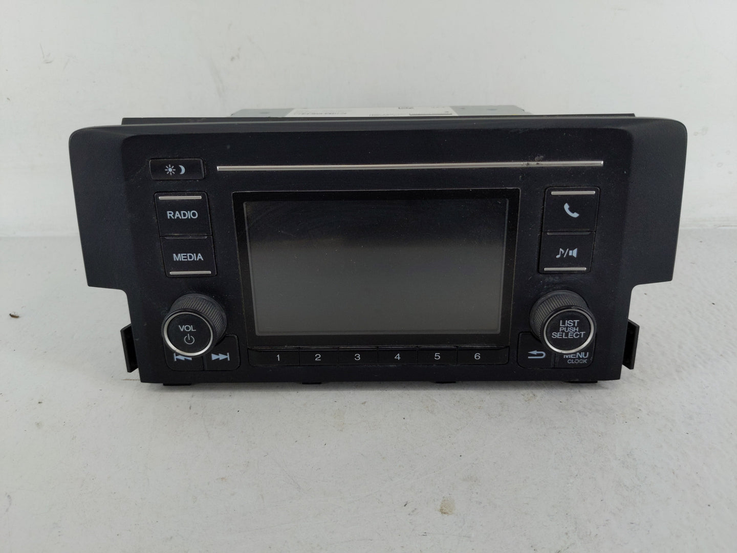 2019-2021 Honda Civic Radio AM FM Cd Player Receiver Replacement P/N:39100-TBA-A41 Fits Fits 2019 2020 2021 OEM Used Auto Pa