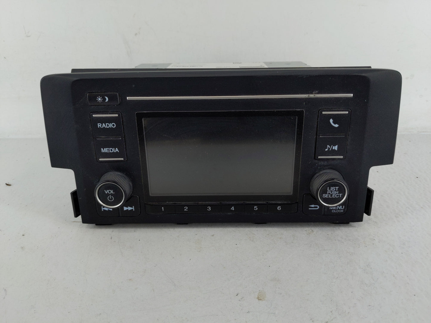 2019-2021 Honda Civic Radio AM FM Cd Player Receiver Replacement P/N:39100-TBA-A41 Fits Fits 2019 2020 2021 OEM Used Auto Pa