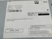 2019-2021 Honda Civic Radio AM FM Cd Player Receiver Replacement P/N:39100-TBA-A41 Fits Fits 2019 2020 2021 OEM Used Auto Pa