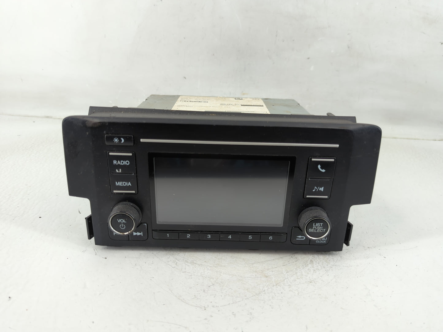 2019-2021 Honda Civic Radio AM FM Cd Player Receiver Replacement P/N:39100-TBA-A41 Fits Fits 2019 2020 2021 OEM Used Auto Pa