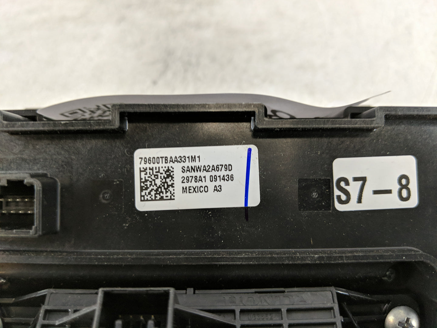 2016-2021 Honda Civic Climate Control Module Temperature AC/Heater Replacement P/N:79600TBAA611M1 Fits OEM Used Auto Parts -