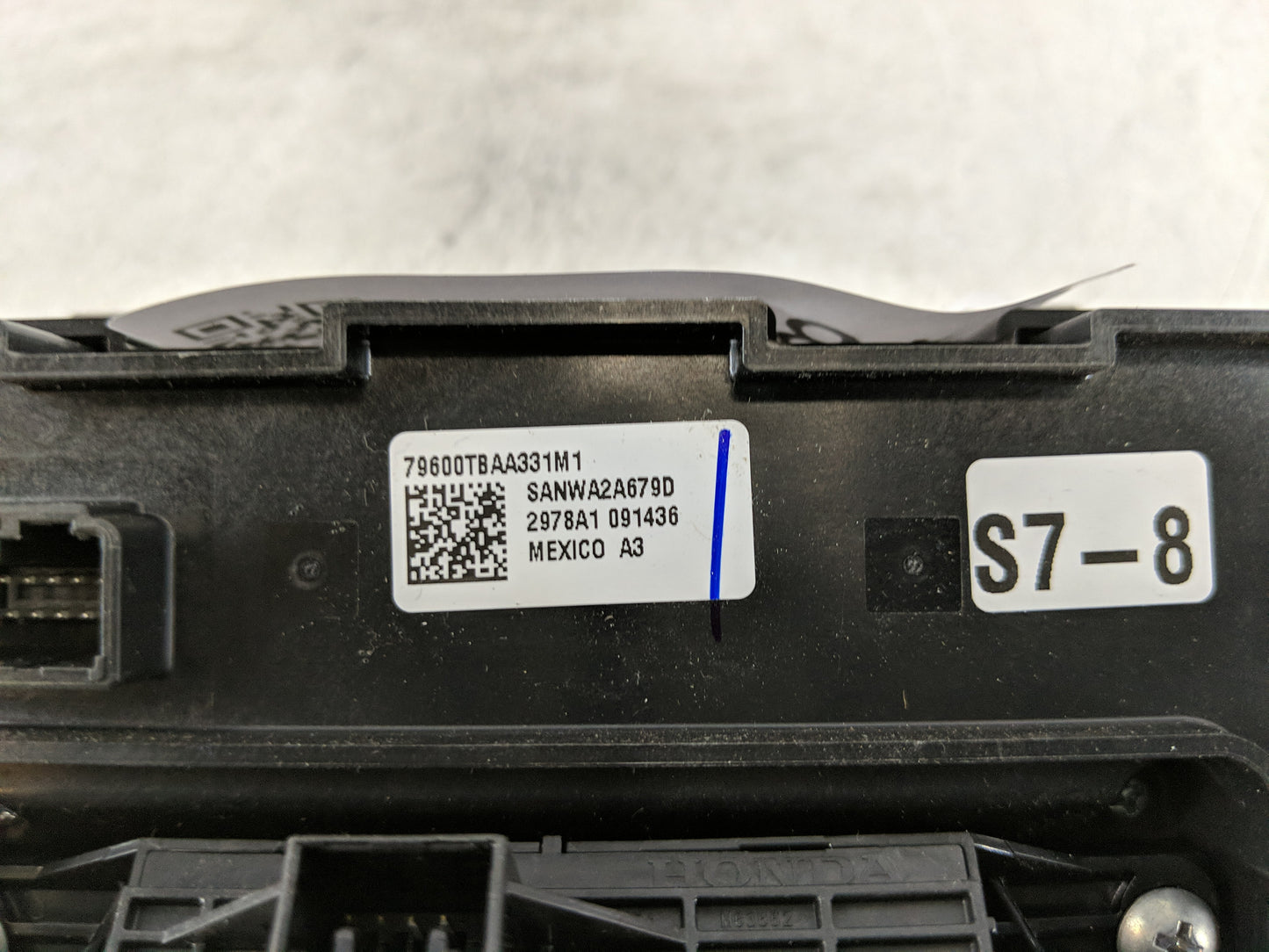 2016-2021 Honda Civic Climate Control Module Temperature AC/Heater Replacement P/N:79600TBAA611M1 Fits OEM Used Auto Parts -